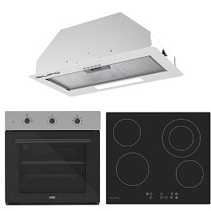 Σετ SILIFO SF6008 & SF6822HV5 & SF6615 Φούρνος, Κεραμική Εστία & Μηχανισμός Απορρόφησης 92250