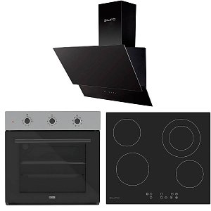Σετ SILIFO SF6008 & SF6822HV5 & SF6610 Φούρνος, Κεραμική Εστία & Απορροφητήρας 92253