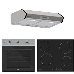 Σετ SILIFO SF6008 & SF6821HV4 & SF6683 Φούρνος, Κεραμική Εστία & Απορροφητήρας 92264