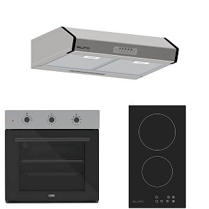 Σετ SILIFO SF6008 & SF6801HDV2 & SF6683 Φούρνος, Εστία Domino & Απορροφητήρας 92327