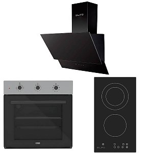 Σετ SILIFO SF6008 & SF6802HDV3 & SF6610 Φούρνος, Εστία Domino & Απορροφητήρας 92333
