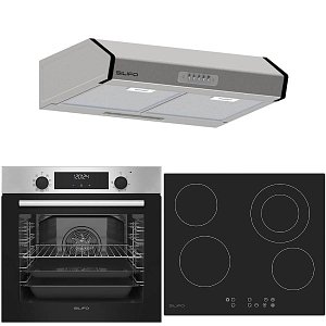 Σετ SILIFO SF6855BOI & SF6822HV5 & SF6683 Φούρνος 76lt, Κεραμική Εστία & Απορροφητήρας 93473 (4 Έτη Εγγύηση)