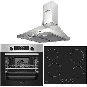 Σετ SILIFO SF6855BOI & SF6821HV4 & SF6619 Φούρνος 76lt, Κεραμική Εστία & Απορροφητήρας 93483 (4 Έτη Εγγύηση)