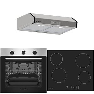 Σετ SILIFO SF6850BOI & SF6821HV4 & SF6683 Φούρνος 83lt, Κεραμική Εστία & Απορροφητήρας 93623 (4 Έτη Εγγύηση)