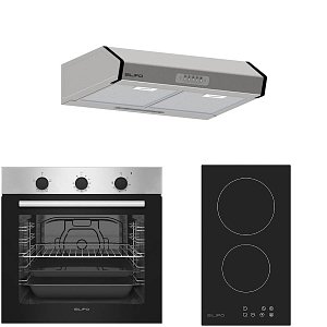 Σετ SILIFO SF6850BOI & SF6801HDV2 & SF6683 Φούρνος 83lt, Εστία & Απορροφητήρας 93651 (4 Έτη Εγγύηση)