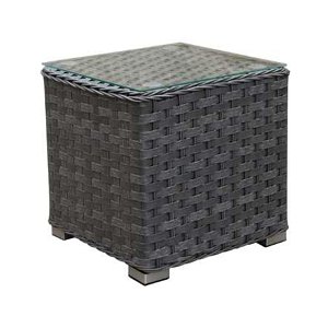 Τραπέζι Βοηθητικό Wicker Rattan Alicia 45x45x45 5301G 200-12-007