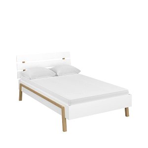 Κρεβάτι Belle με πάτωμα Λευκό 120x200cm BELLEBED120