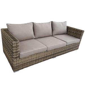 Καναπές Τριθέσιος Wicker Rattan Chloe 207x85x67 5244G 200-09-005