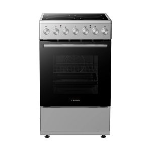 Crown CEC50M8IX Κεραμική Κουζίνα 50cm  Inox