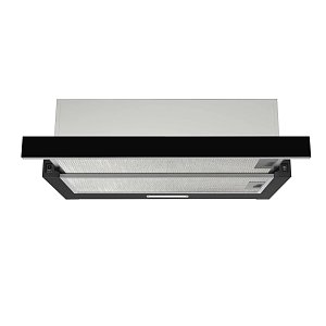 Crown CT6040BK Απορροφητήρας Συρόμενος 60cm Μαύρο