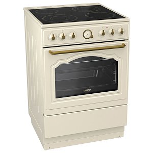 GORENJE GECS6B70CLI CLASSICO Κεραμική Κουζίνα 60cm Μπεζ (4 Έτη Εγγύηση)