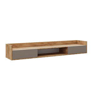 Έπιπλο TV Callisto Χρυσό Δρυς-Γκρεζ 200x40x30cm GR-CALTV
