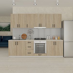 Κουζίνα Corfu Modest 8 Τεμαχίων Σονόμα GR-CORFUMODS