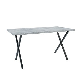Τραπέζι Houston Γκρι-Μαύρο 160x80x77cm GR-HOUSTONTAB160-3