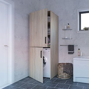 Ντουλάπα Πλυντηρίου Laundry Σονόμα 70x68x190cm GR-LAUNDRY