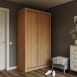 Ντουλάπα Linea Χρυσό Δρυς 120x60x215cm GR-LINEA-2