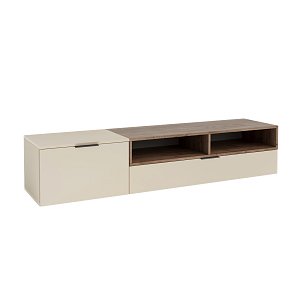 Έπιπλο TV Morocco Μπεζ-Σκούρο Δρυς 175x39x35cm GR-MORTV