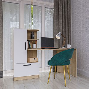 Γραφείο Standart Σονόμα Λευκό 150x59x120εκ GR-STANDARDDESK