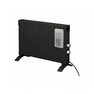 KUMTEL HC-2952 Θερμοπομπός Δαπέδου με Αερόθερμο 2500W Μαύρο