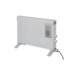 KUMTEL HC-2952 Θερμοπομπός Δαπέδου με Αερόθερμο 2500W Λευκό