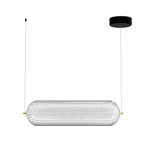 Φωτιστικό Κρεμαστό Ράγα Led 60W 4000K Χρυσό 60x15x120cm HU-HJ6059-H600
