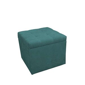 Σκαμπό-Ταμπουρέ Julia Petrol 50x50x46 1087 IN 400-10-014