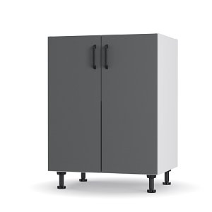 Modest Κάτω Ντουλάπι Ανθρακί 60x48x82cm L6082M03