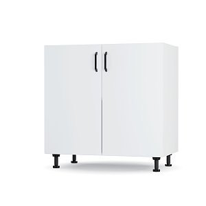 Modest Κάτω Ντουλάπι Λευκό 80x48x82cm L8082M02