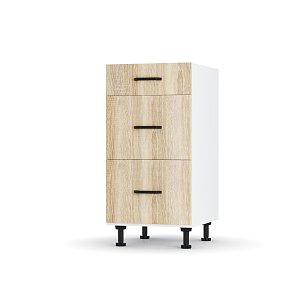 Modest Κάτω Ντουλάπι Συρταριέρα Σονόμα 40x48x82 εκ LD1240M01