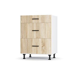 Modest Κάτω Ντουλάπι Συρταριέρα Σονόμα 60x48x82 εκ LD1260M01