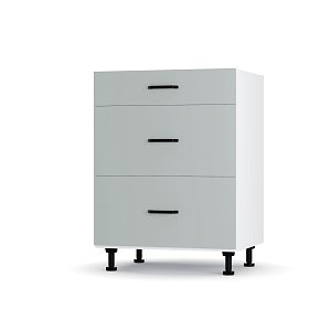 Modest Κάτω Ντουλάπι Συρταριέρα Γκρι  60x48x82εκ LD1260M05