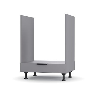 Craft Κάτω Ντουλάπι Φούρνου Γραφίτης 60x48x82cm LG6082C01