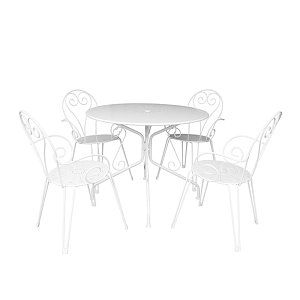 Τραπεζαρία Κήπου Σετ 5τμχ LOUISA 5398 G + AZALEA 5404 G 200-70-004