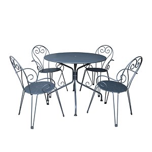 Τραπεζαρία Κήπου Σετ 5τμχ LOUISA 5399 G + AZALEA 5405 G 200-70-005