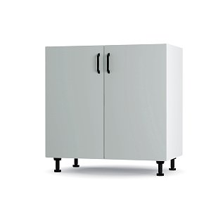 Modest Κάτω Ντουλάπι Νεροχύτη Γκρι 80x48x82cm LS8082M05