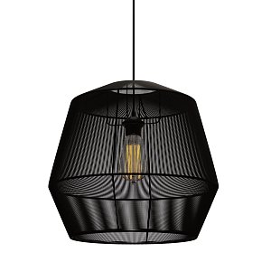Κρεμαστό Μονόφωτο Φωτιστικό Μάυρο 803 Ε27 Φ39x120cm MEC-80347BLACK