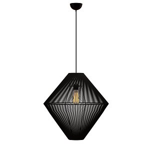 Κρεμαστό Μονόφωτο Φωτιστικό 805 Ε27 Φ50x130cm MEC-80550BLACK