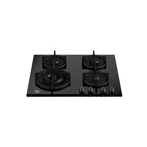 BERTAZZONI P60 4L PRO GNE LGP Εστία Υγραερίου 60cm Μαύρο