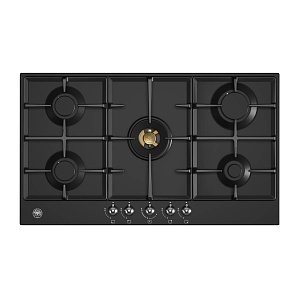 BERTAZZONI P90 5C HER NE GN Εστία Φυσικού Αερίου 90cm Μαύρο