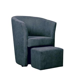 Πολυθρόνα με Υποπόδιο Rose Ash 66x62x77 1063 IN 400-09-006