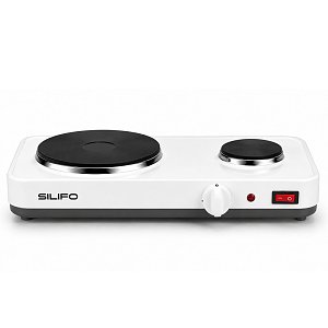 SILIFO SF6644 Εμαγιέ Εστία Λευκή 1950W