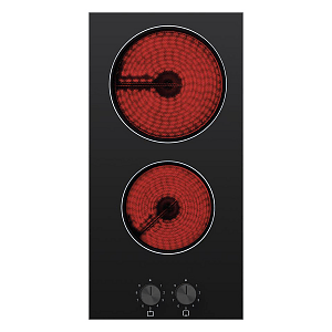 SILIFO SF6139 Εστία Domino Κεραμική 30cm Μαύρη