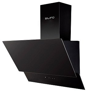 SILIFO SF6610 Απορροφητήρας Καμινάδα 60cm Μαύρο με Χειριστήριο (4 Έτη Εγγύηση)