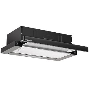 SILIFO SF6665 Απορροφητήρας Συρόμενος 60cm Μαύρο (4 Έτη Εγγύηση)