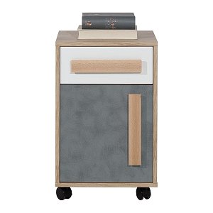 Ντουλάπι Γραφείου Aygo Σονόμα-Λευκό 40.8x39.6x63.7cm SO-AYGO1D1DR