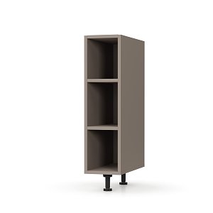 Charlotte κάτω ντουλάπι με ράφια 20x46.5x82εκ Μόκα SO-CD20M