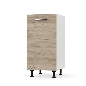 CHARLOTΤE Κάτω Ντουλάπι 40x46.5x82εκ με μεταλλικά χερούλια ΔΡΥΣ SO-CD40O
