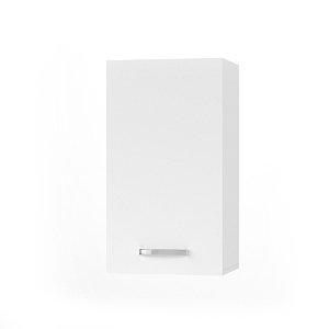 CHARLOTΤE Πάνω Ντουλάπι 40x30.5x71.8εκ με μεταλλικά χερούλια Λευκό SO-CV40W