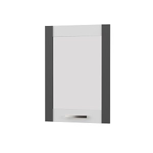Άνω Πορτάκι-Τζάμι Αριστερό Charlotte Γραφίτης 50x71.8x1.6cm SO-CV50G-3L