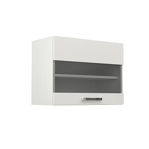 Charlotte πάνω ντουλάπι με τζάμι 60x30,5x45εκ Λευκό SO-CVA60GW